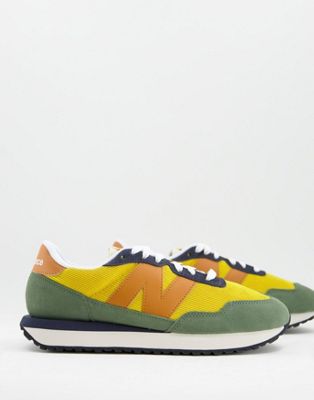 Купить Желтые и зеленые кроссовки New Balance 237, цена 17 390 руб