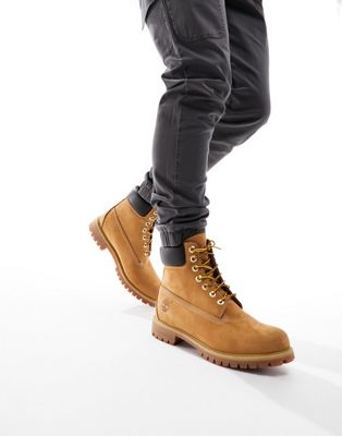 Ботинки Timberland 6 Inch Premium пшеничного цвета