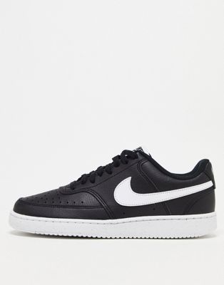 Черно-белые кроссовки Nike Court Vision Low Next black