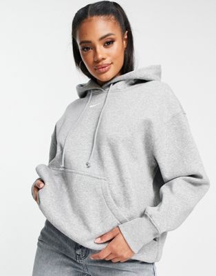 Серая толстовка оверсайз из флиса Nike Collection