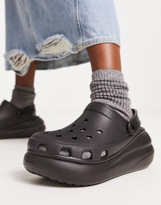 Черные классические сабо Crocs Crush
