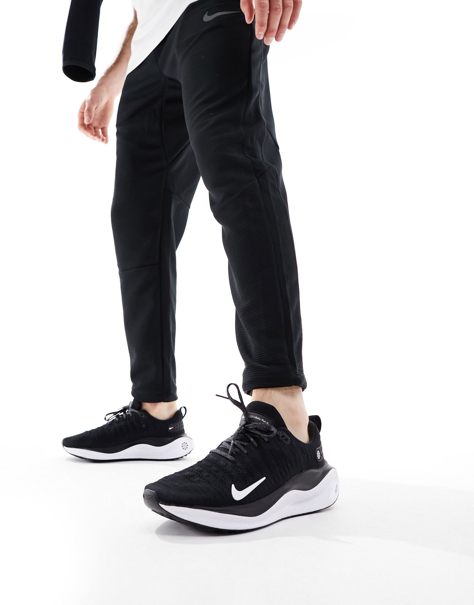 Черные кроссовки Nike Running React Infinity Flyknit 4