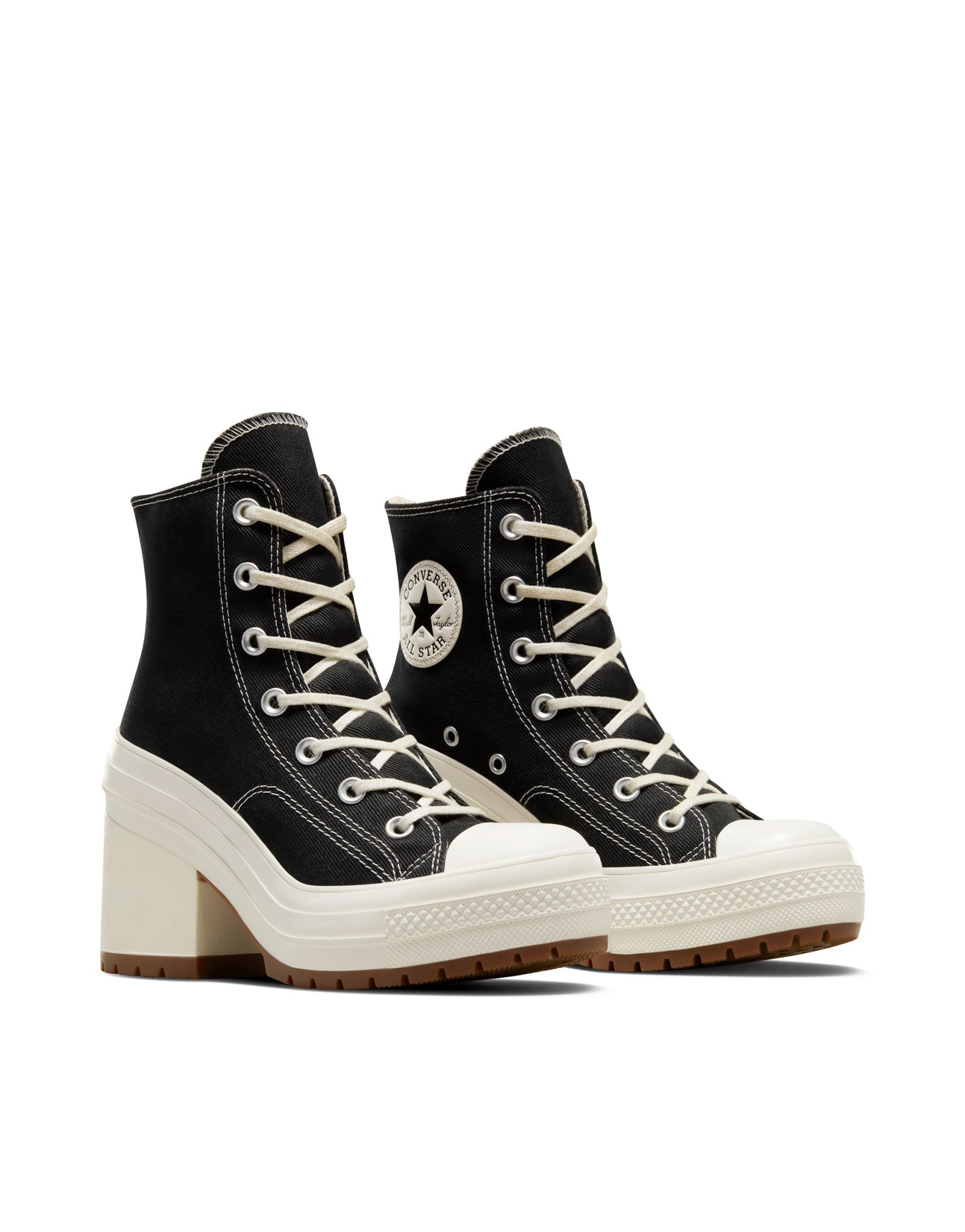 Черные кроссовки на каблуке Converse Chuck Taylor 70s Deluxe 10990₽