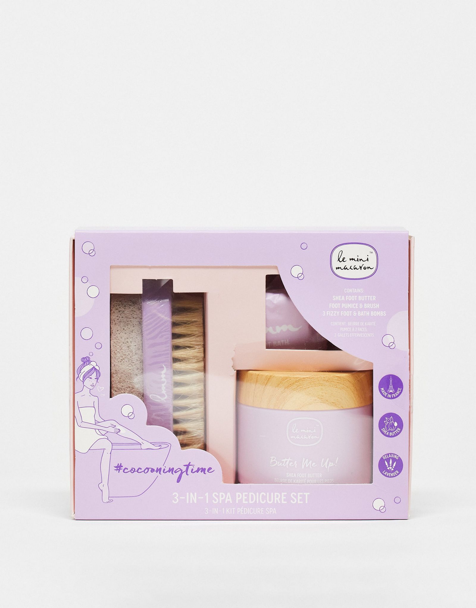 Le Mini Macaron Cocooning Time Набор для спа-педикюра 3-в-1 3790₽