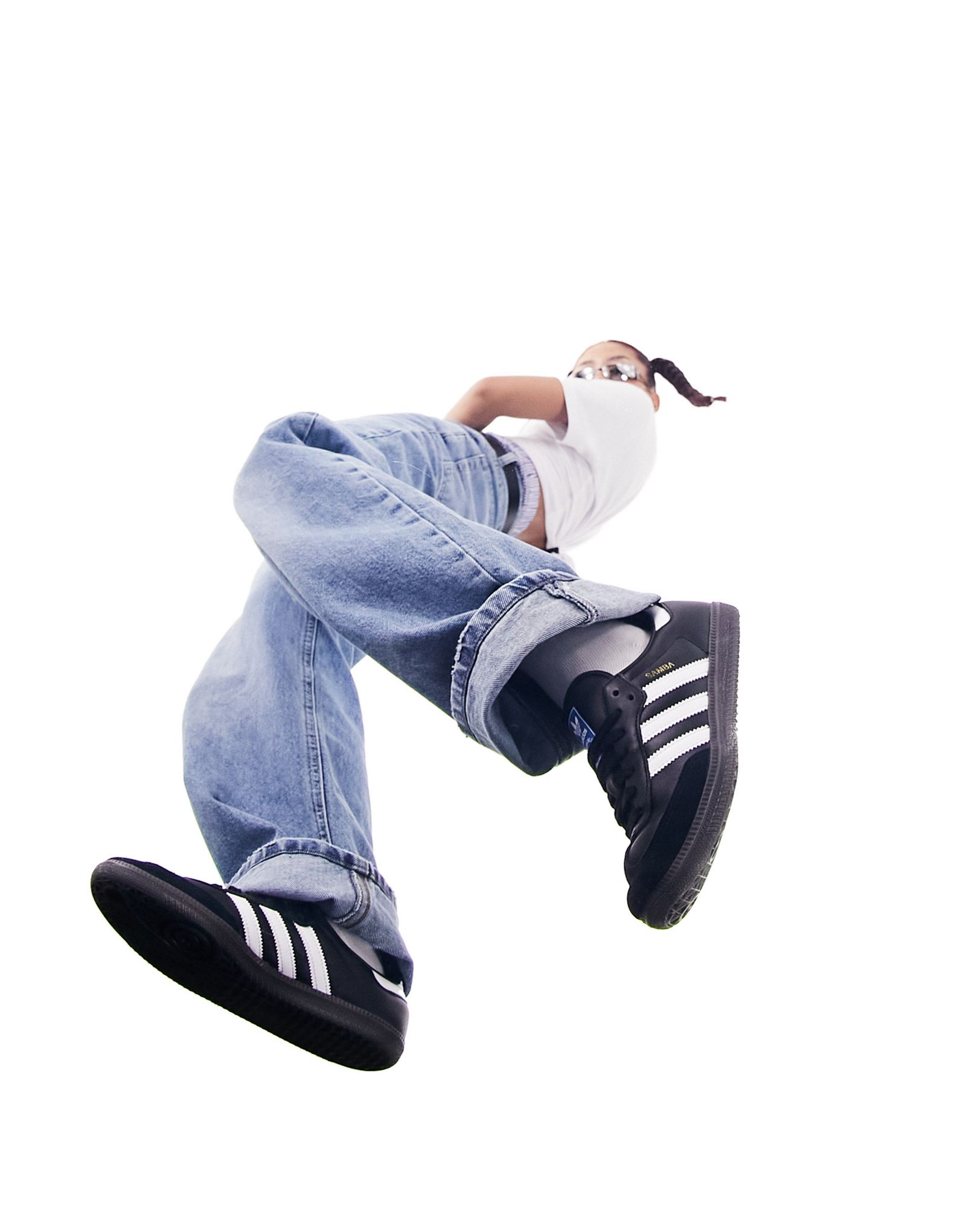 Черно-белые кроссовки adidas Originals Samba OG 20390₽