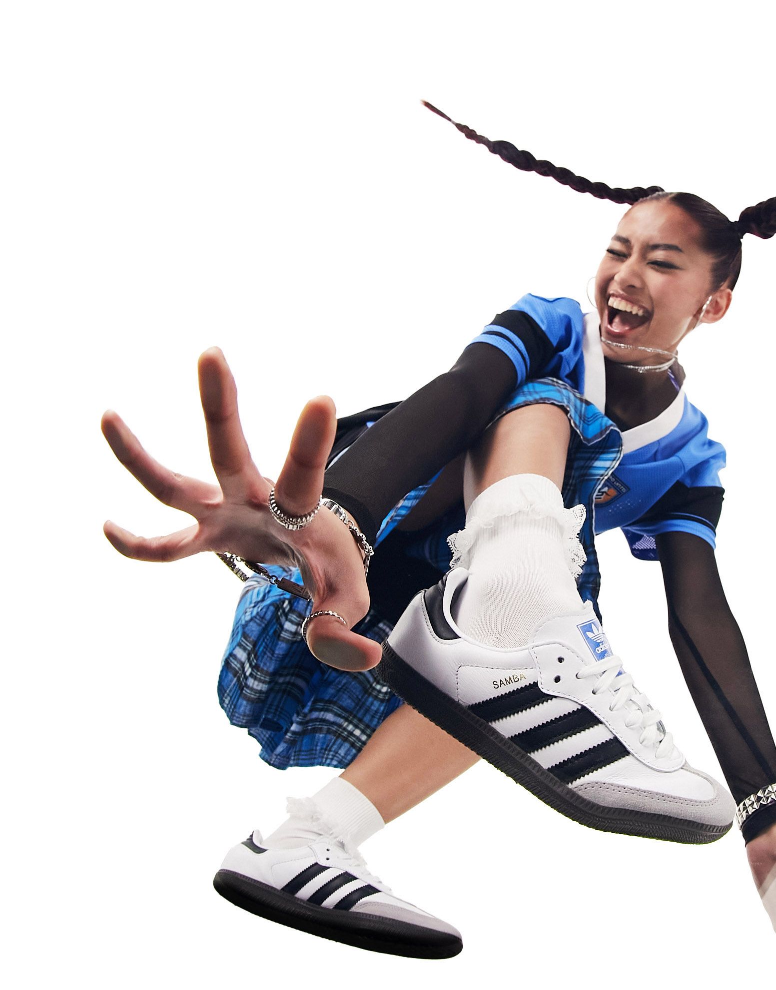 Бело-черные кроссовки adidas Originals Samba Og 20390₽