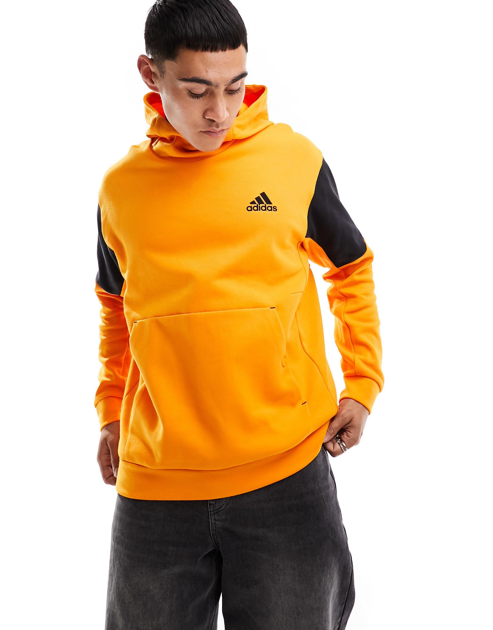 Оранжевая худи adidas Sportstyle Gameday Ready