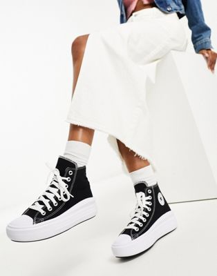 Черные кроссовки Converse Chuck Taylor All Star Move Hi