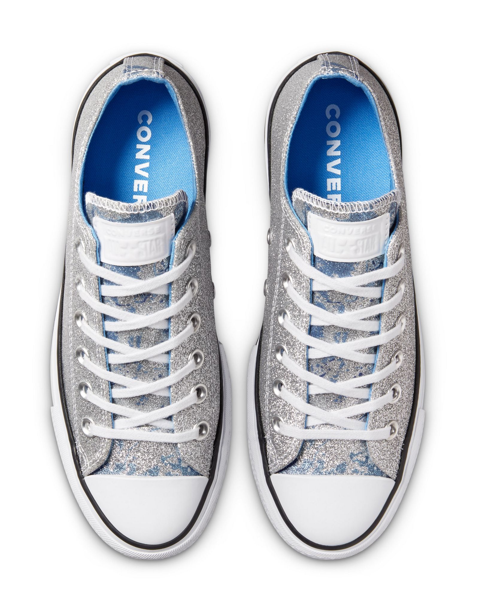 Converse glitter plata online