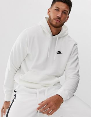 Белая худи из флиса Nike Club