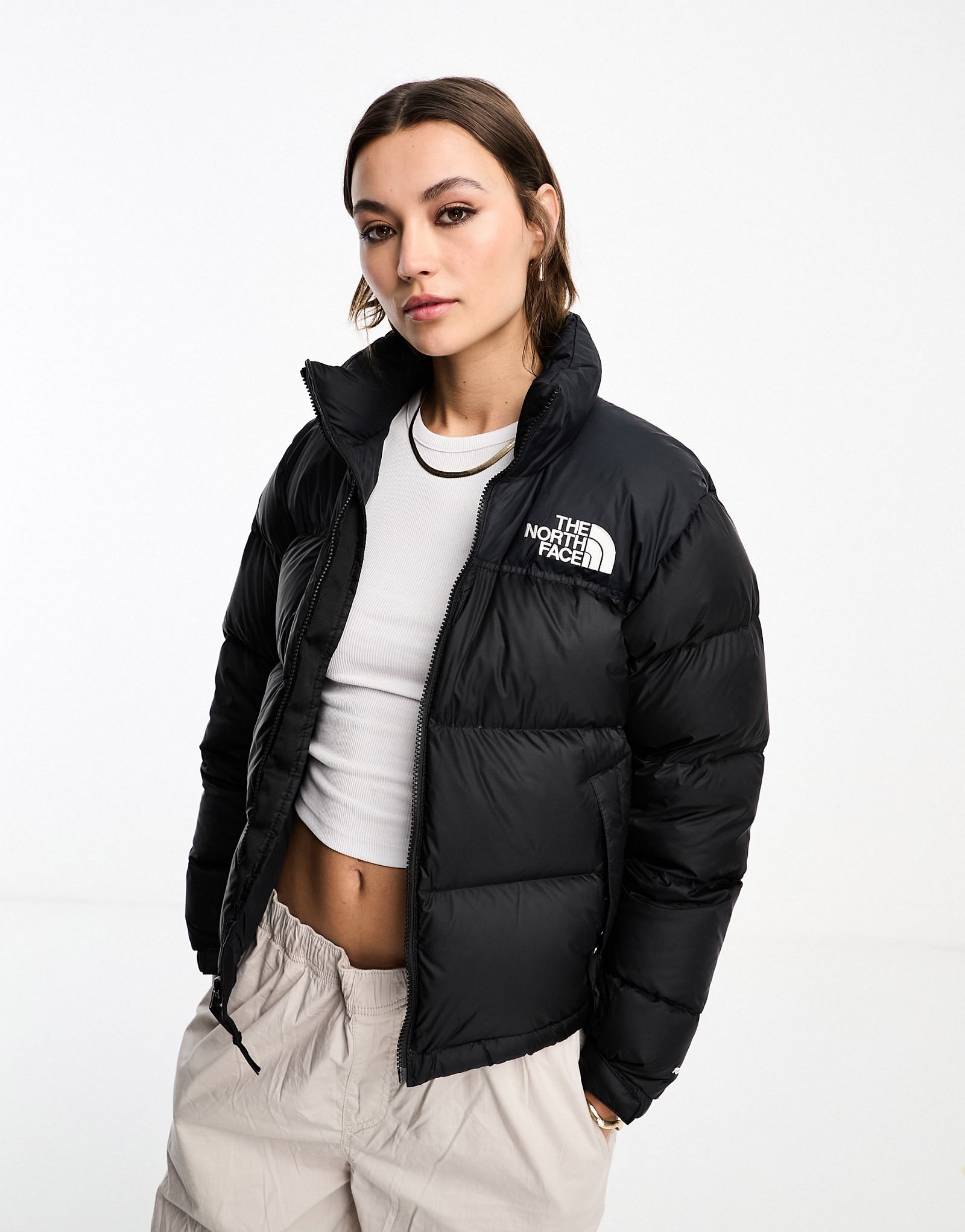 Черный пуховик The North Face 1996 Retro Nuptse 63990₽