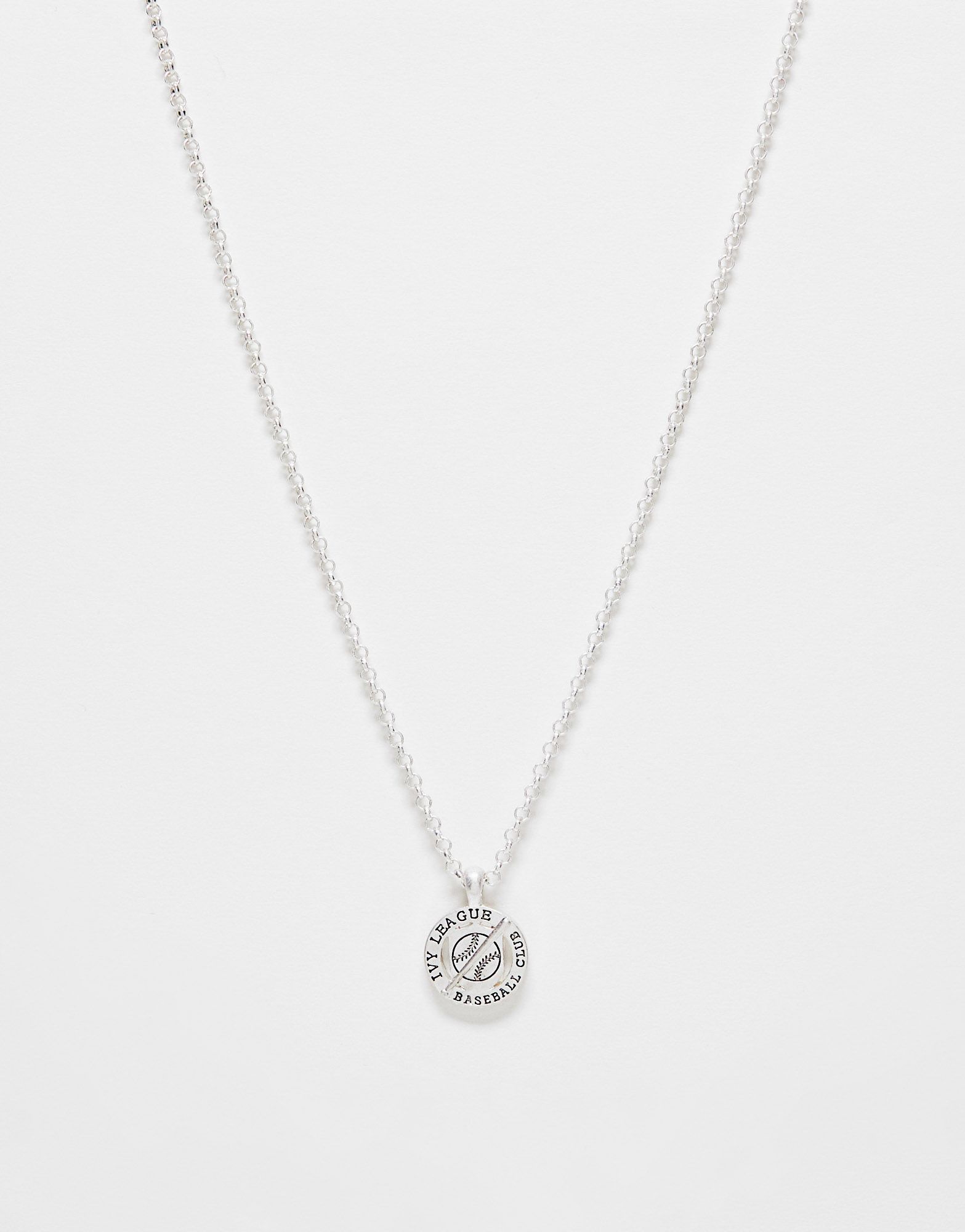 Серебряное колье с монетами Icon Brand Ivy League Club