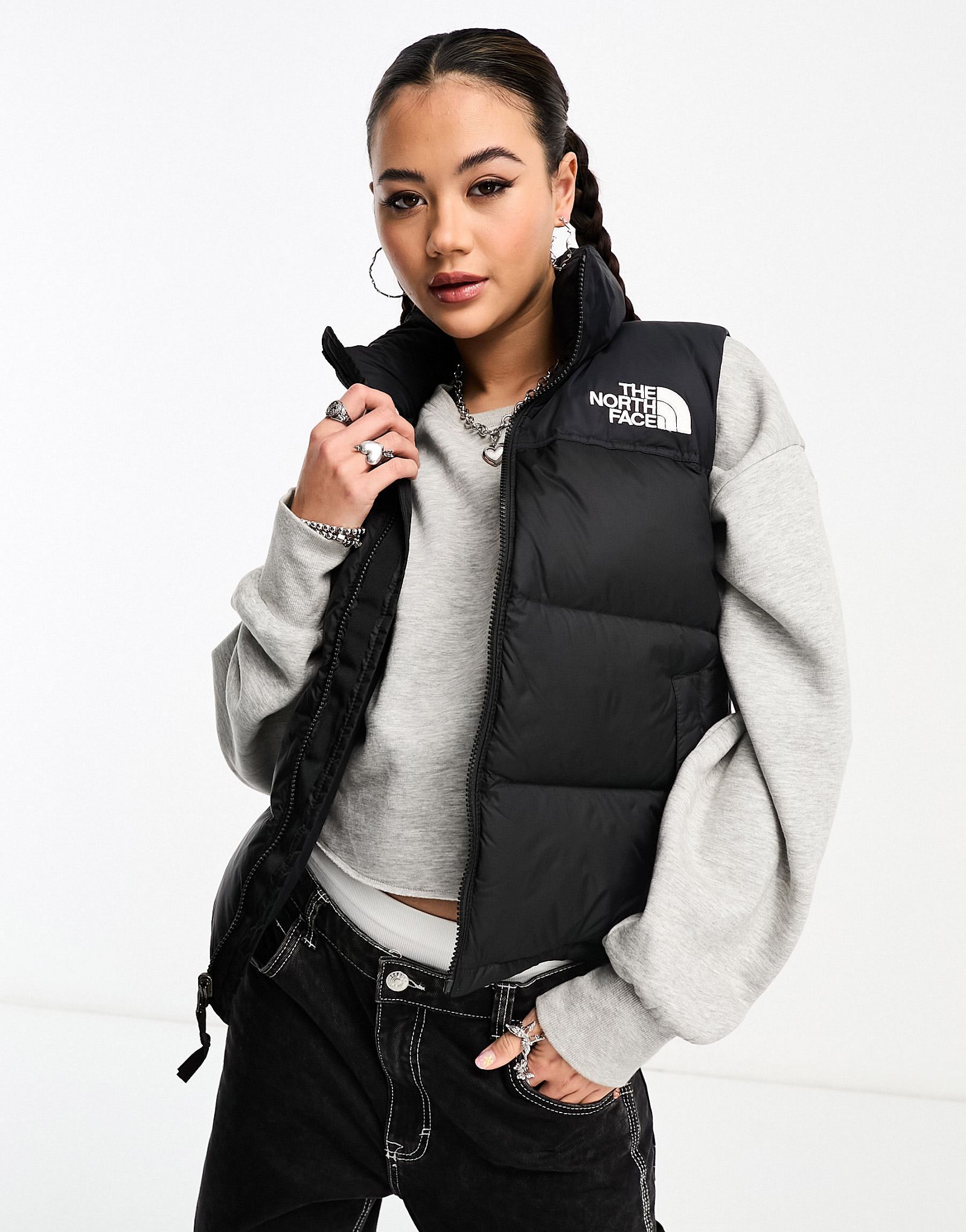 Черный пуховик The North Face 1996 Retro Nuptse 44590₽