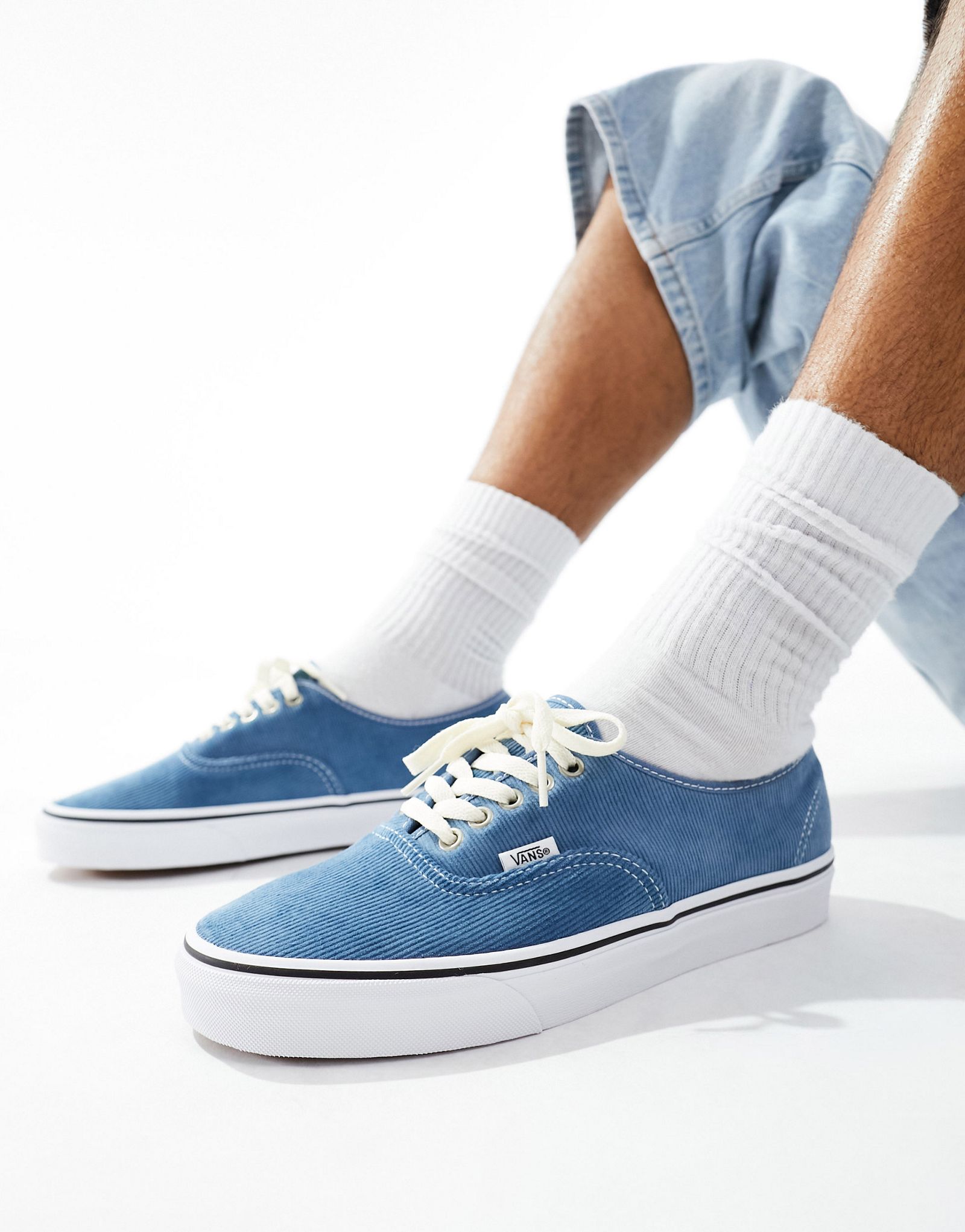 Denim vans sneakers best sale