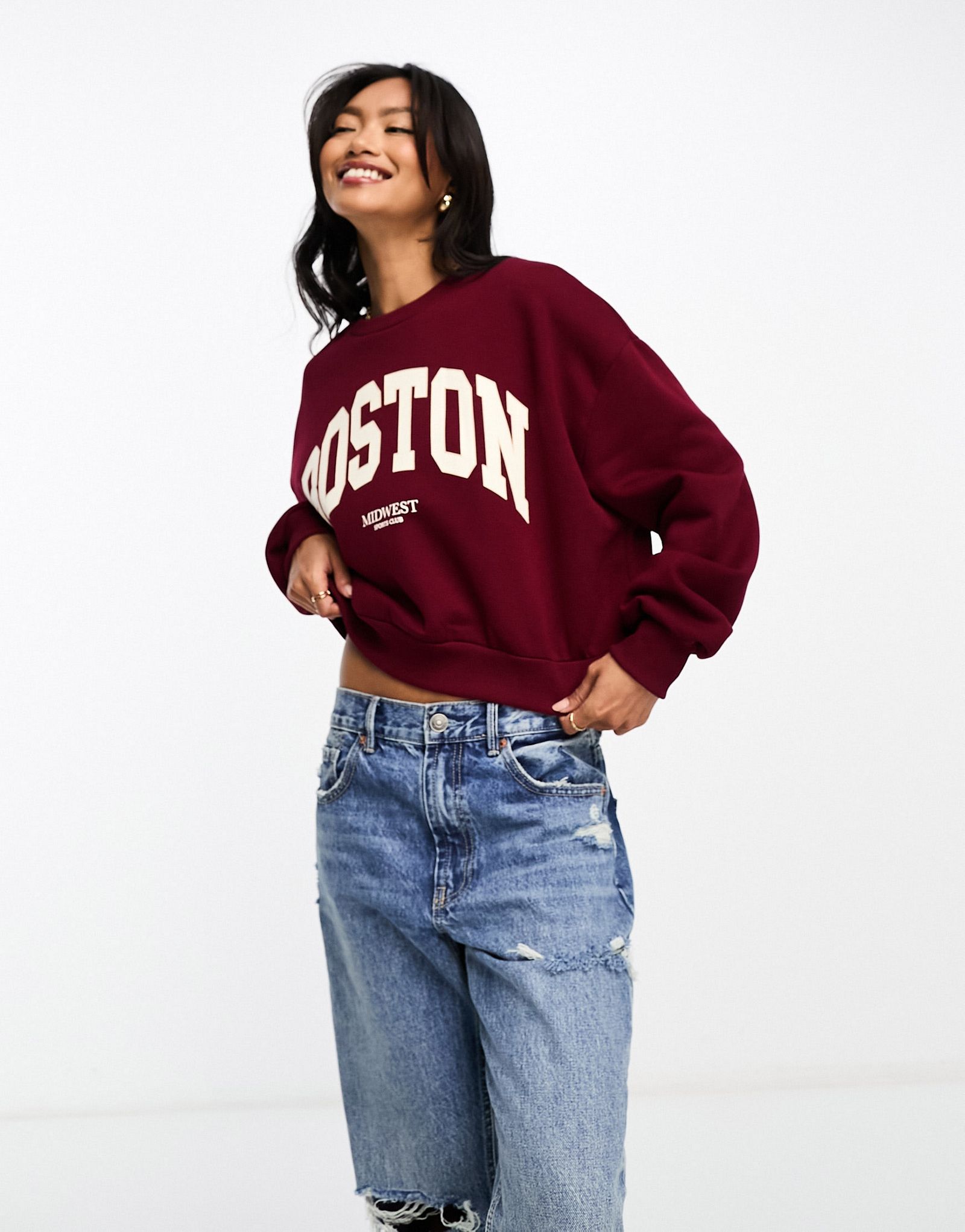 Stradivarius sweatshirt discount
