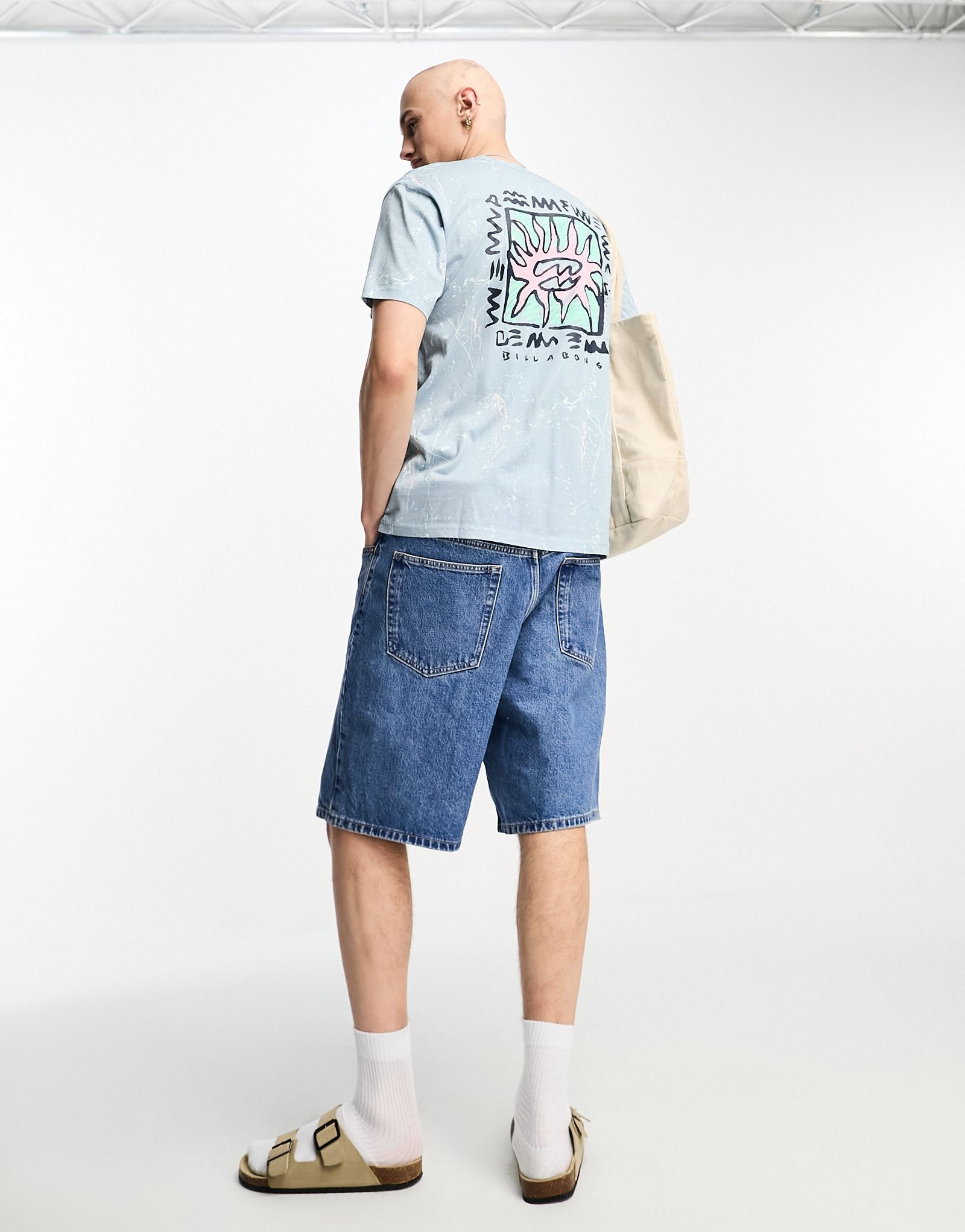 Billabong в голубой футболке в упаковке 3390₽