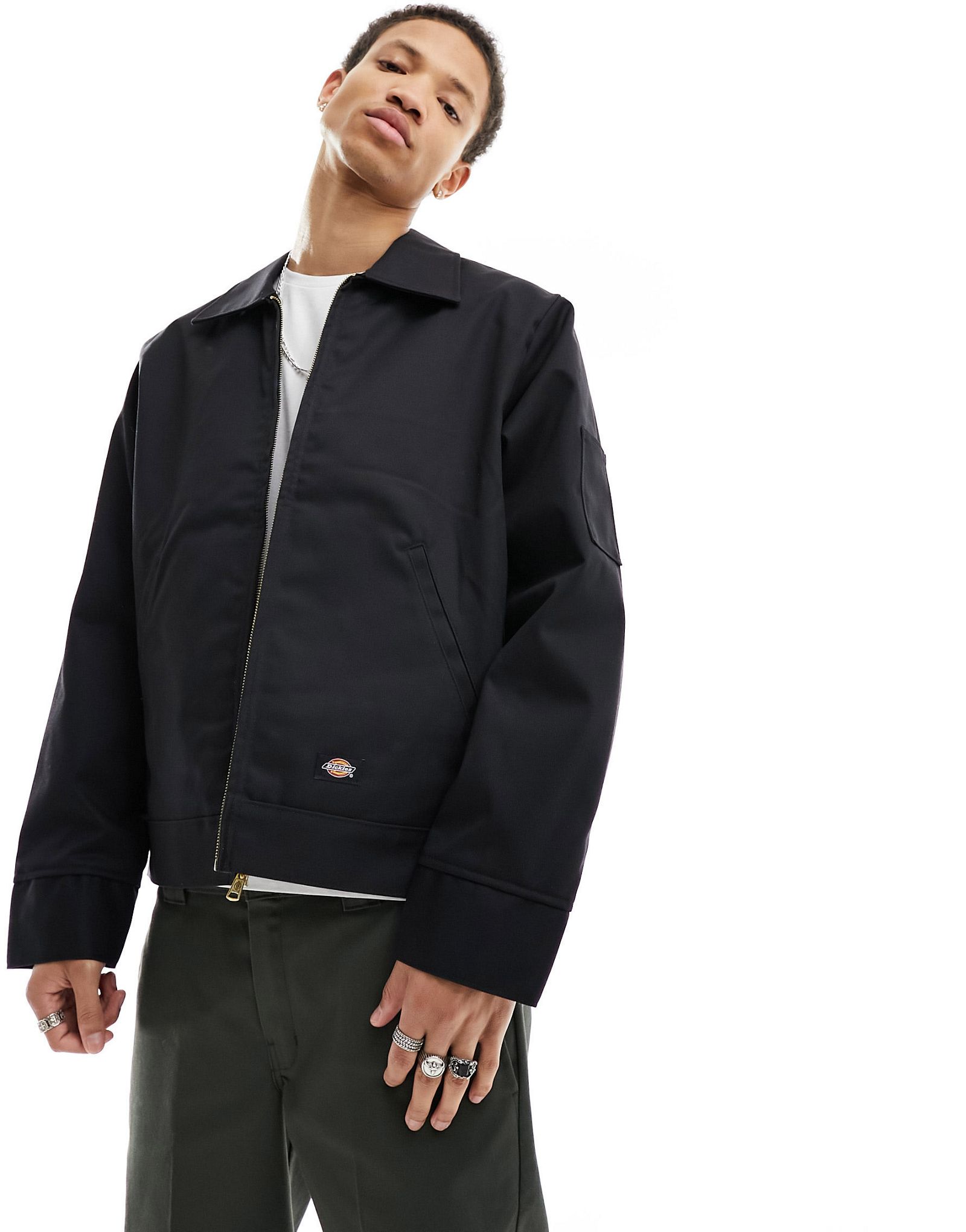 Черная куртка на подкладке Dickies Eisenhower