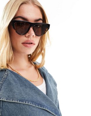 Солнцезащитные очки с плоской верхушкой ASOS DESIGN
