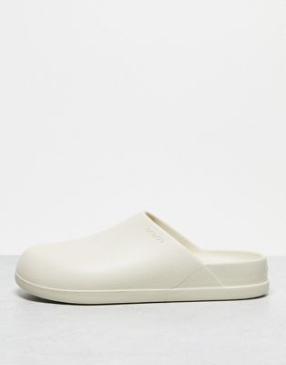 Бежевые сабо Crocs dylan унисекс