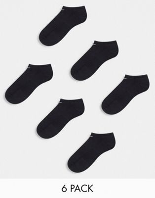 Носки для кроссовок Nike Everyday Cushioned 6 шт. в черном цвете