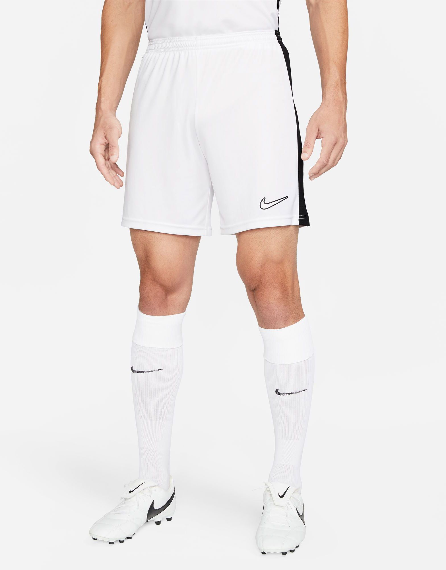 Бело-черные шорты Nike Soccer Academy Dri-Fit 