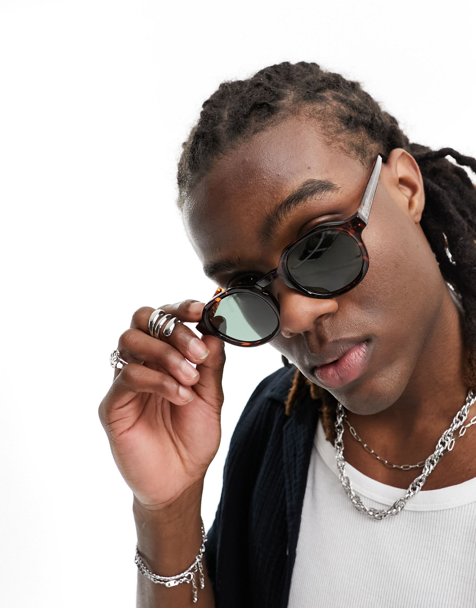 Коричневые поляризованные солнцезащитные очки со скошенной кромкой Quay Another