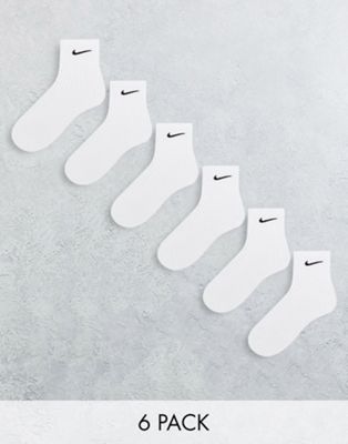 Набор из 6 белых носков Nike Everyday Cushioned white