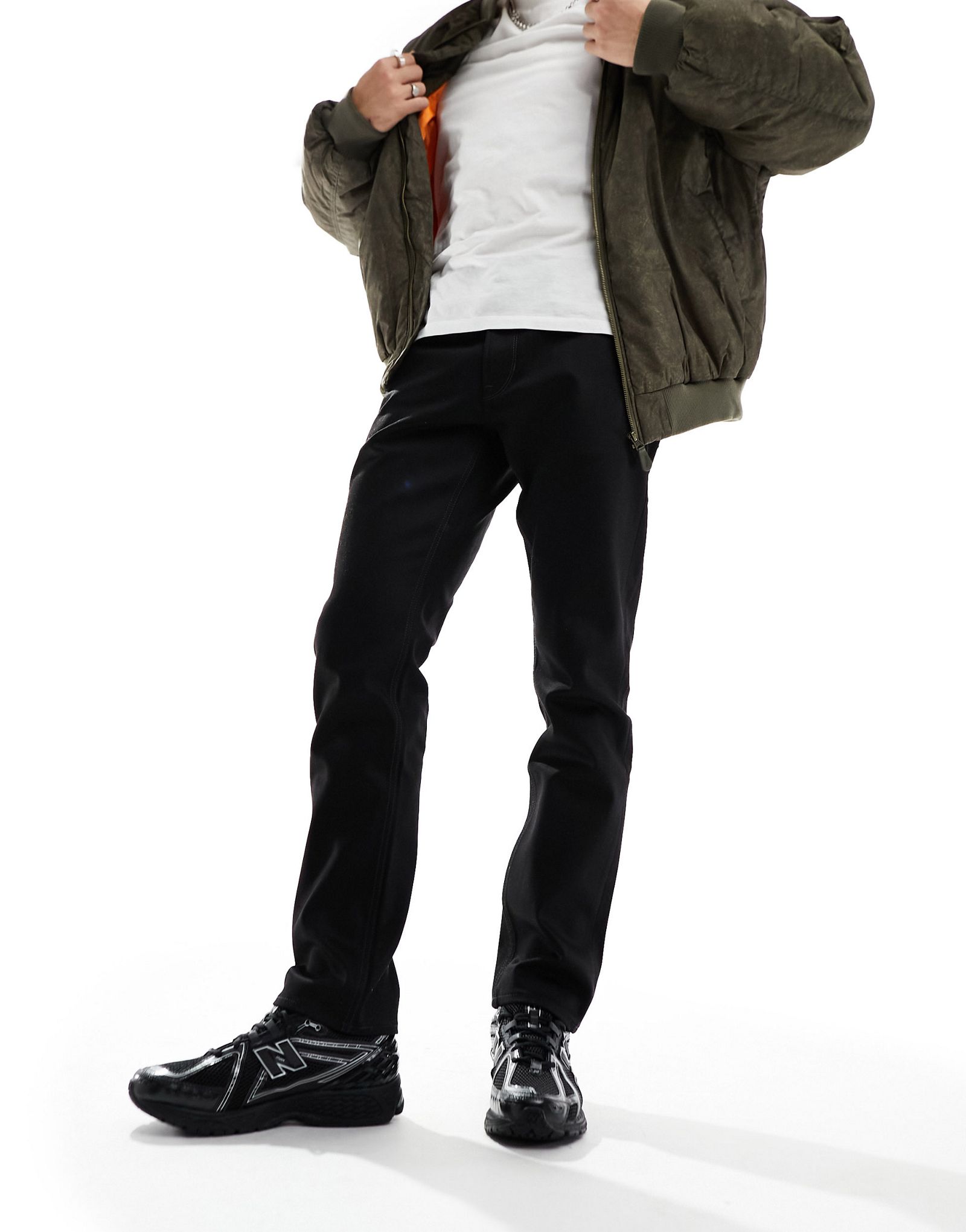 Черные джинсы прямого кроя G-Star mosa 25990₽