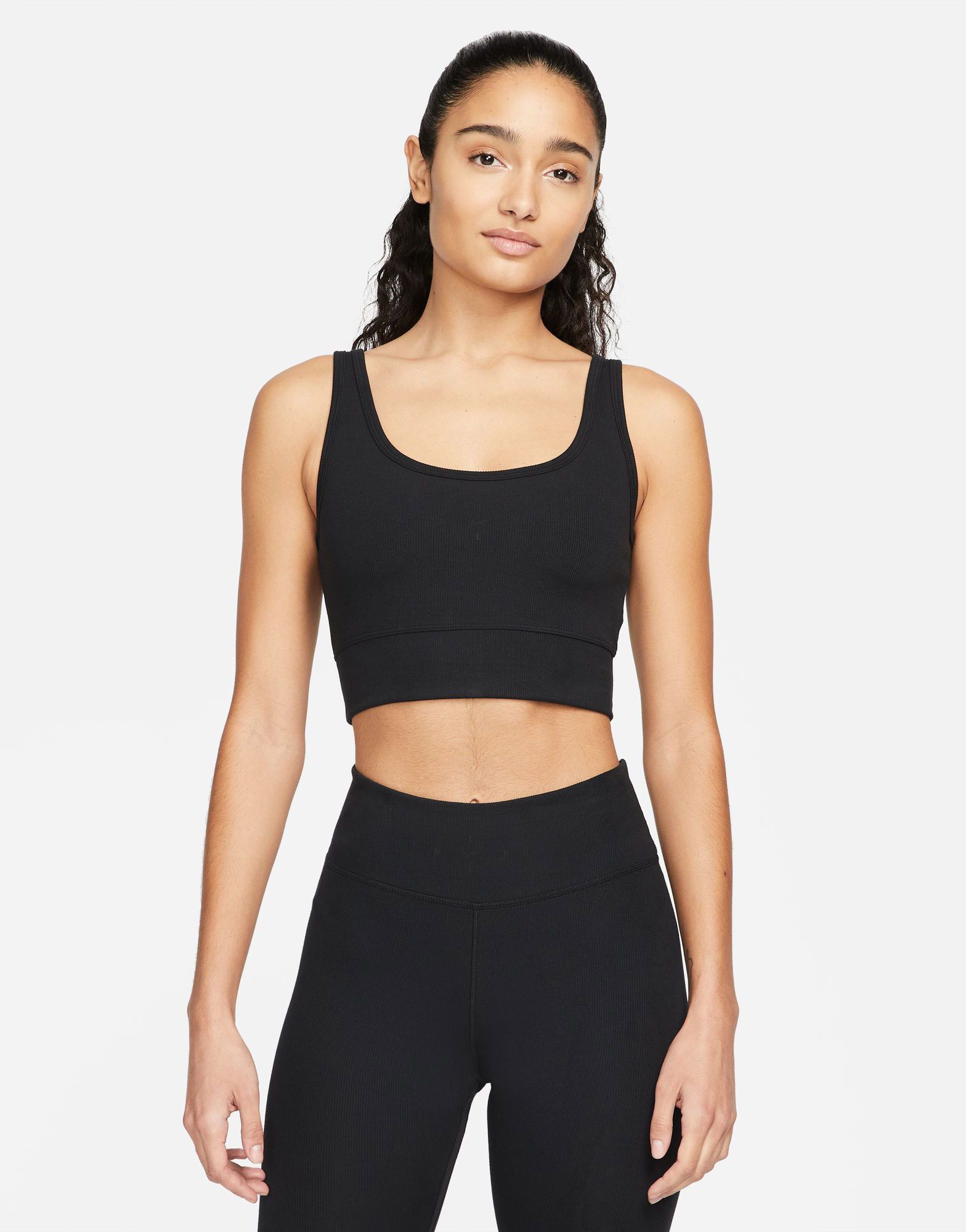 Черная майка в рубчик в рубчик Nike Training Dri-FIT One Luxe 3290₽