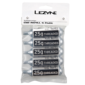 Картридж Lezyne CO2 - 25 г - 5 шт. 5 Pcs.