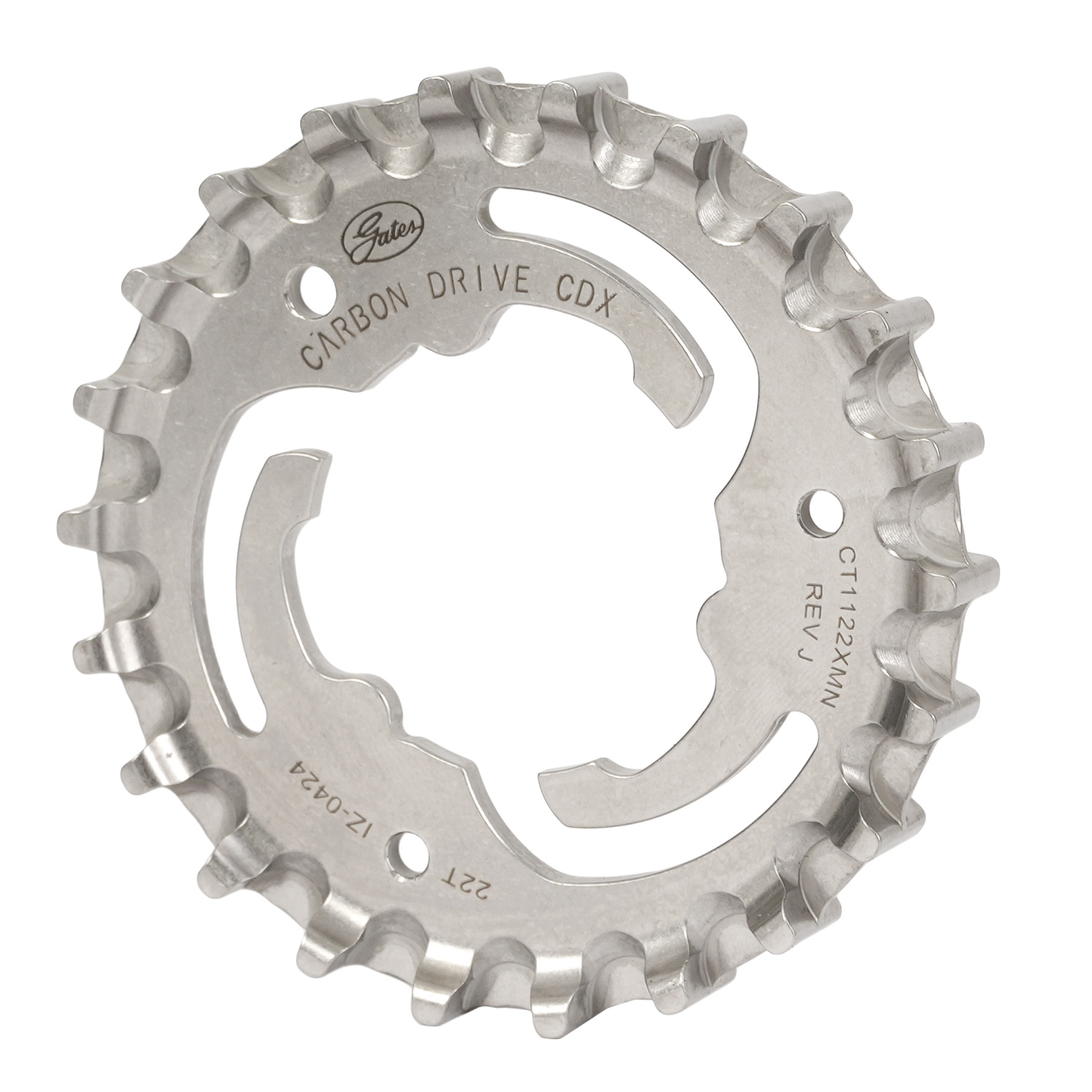 Gates Carbon Drive CDX Centertrack-Звездочка - Задняя | Надежная посадка / Shimano/Sram - нержавеющая сталь stainless steel