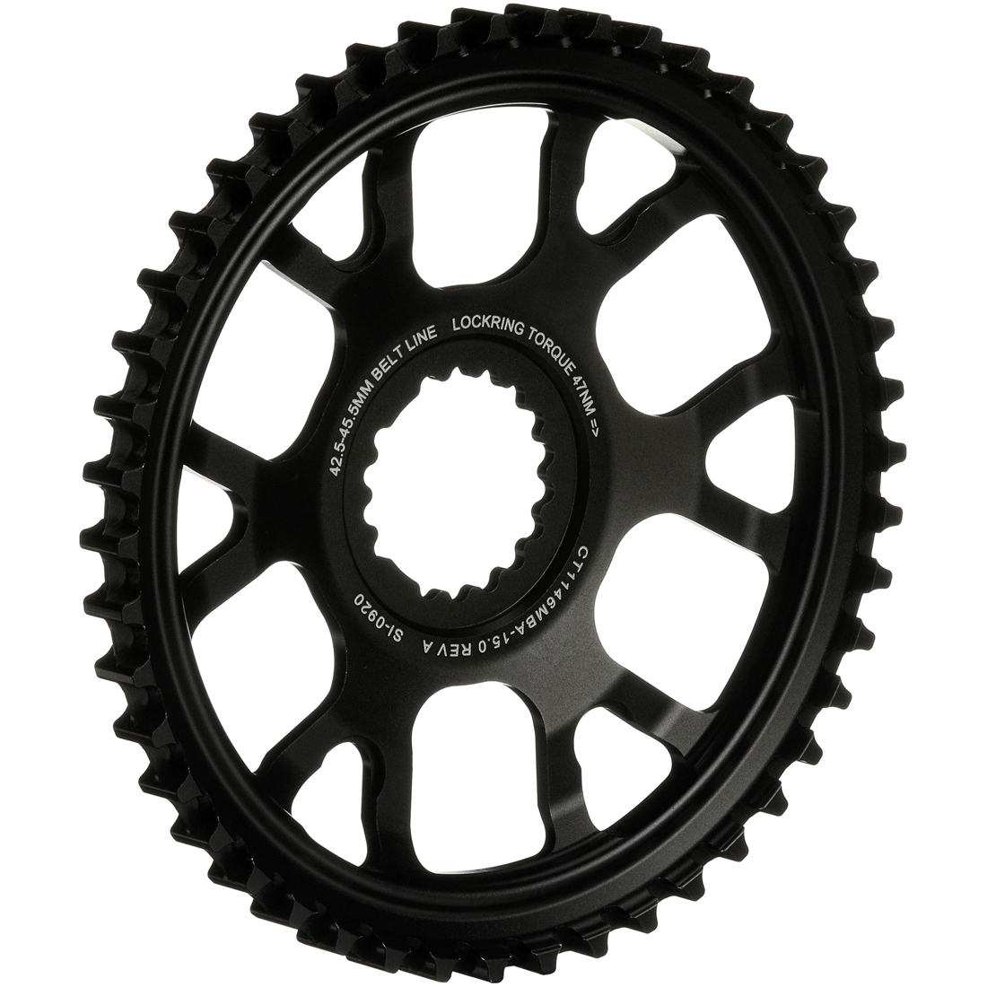 Звездочка Gates Carbon Drive CDX - передняя | для кривошипа S550 | Длина ремня 45,5 мм Front | for S550 Crank | 45.5 mm Belt Line