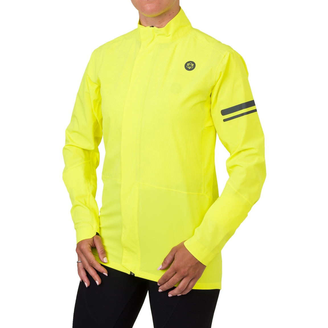 Женская куртка-дождевик AGU Essential Prime II - fluo yellow fluo yellow