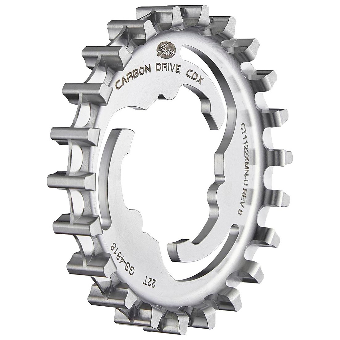 Звездочка Gates Carbon Drive CDX - задняя | Surefit 3-лепестковая унифицированная (XU) | для Shimano Alfine (8/11 s) / Nexus (7/8 s) Rear | Surefit 3-Lobe Unified (XU) | for Shimano Alfine (8/11s) / Nexus (7/8s)