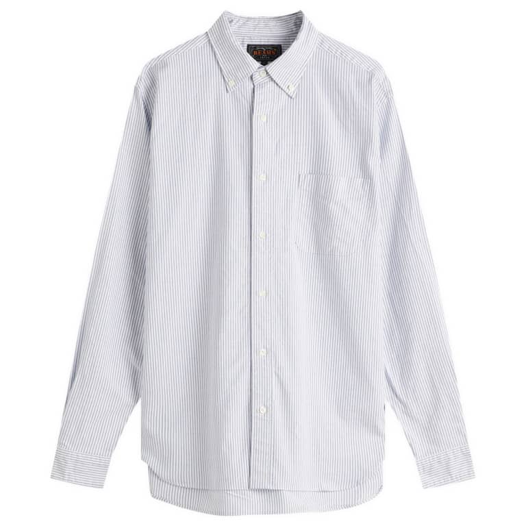 Beams Plus Button Down Candy Stripe Shirt 20690₽