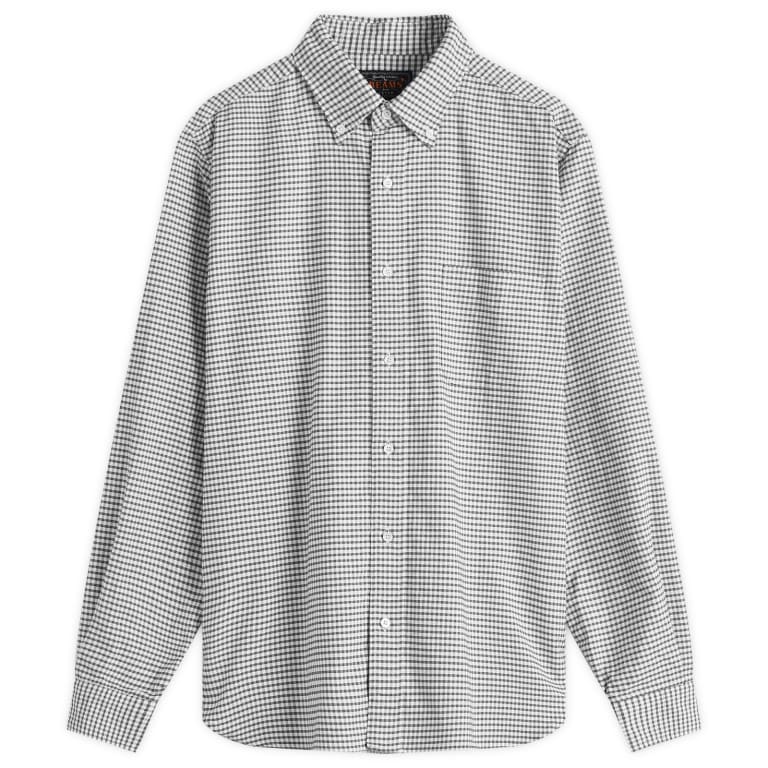 Beams Plus Button Down Gingham Oxford Shirt 20690₽