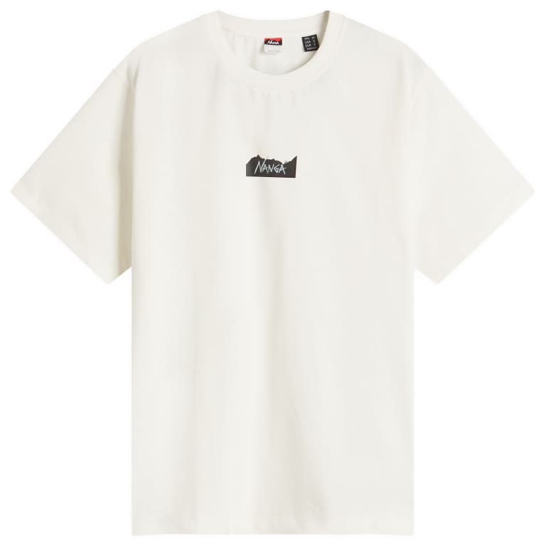 NANGA Eco Hybrid Mt Logo T-Shirt 9290₽