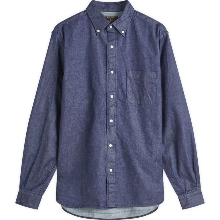 Beams Plus Button Down Denim Shirt