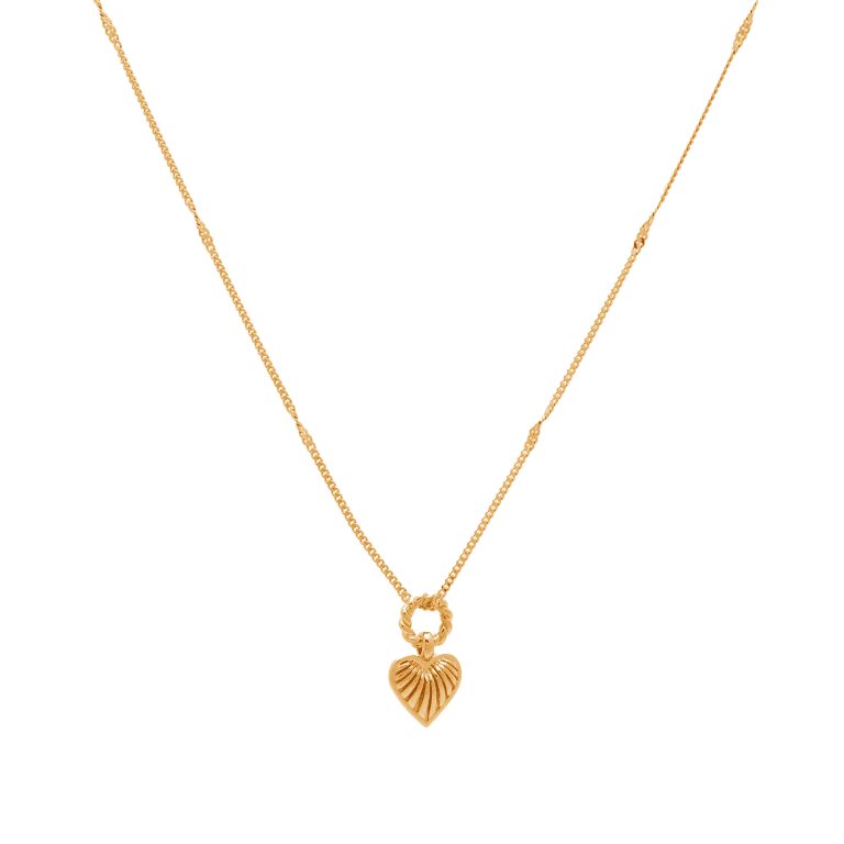 Missoma Mini Ridge Heart Necklace 24590₽
