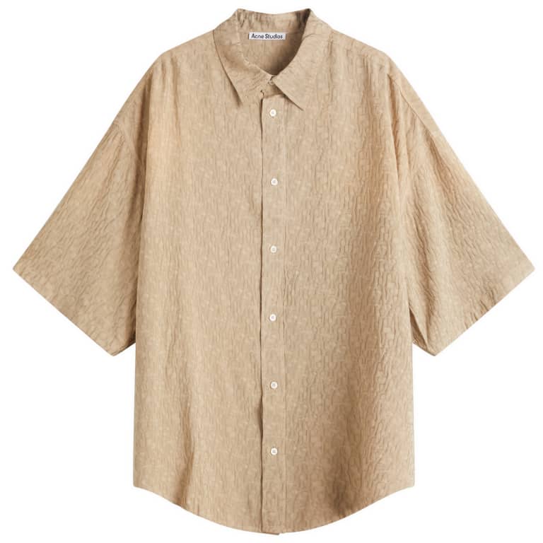 Acne Studios Tonal Monogram Jacquard Shirt 87590₽