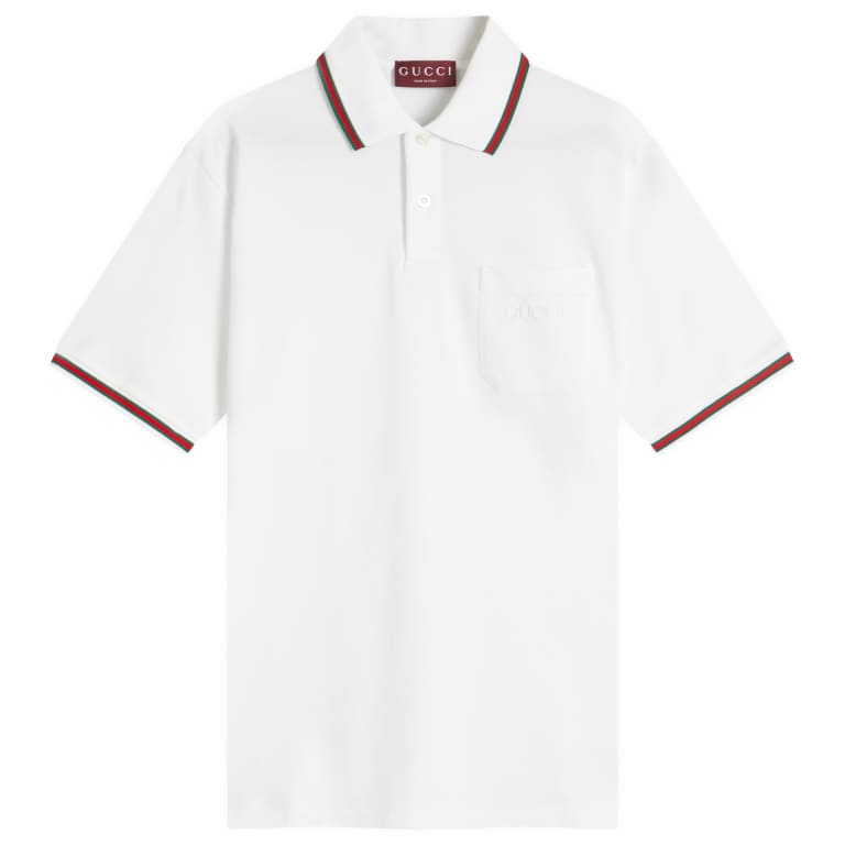 Gucci Stretch Cotton Short Sleeve Polo Shirt 102790₽