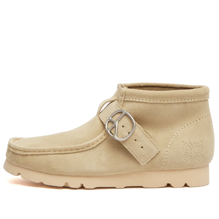 Ботинки Clarks Originals x Needles с ремешком Wallabee