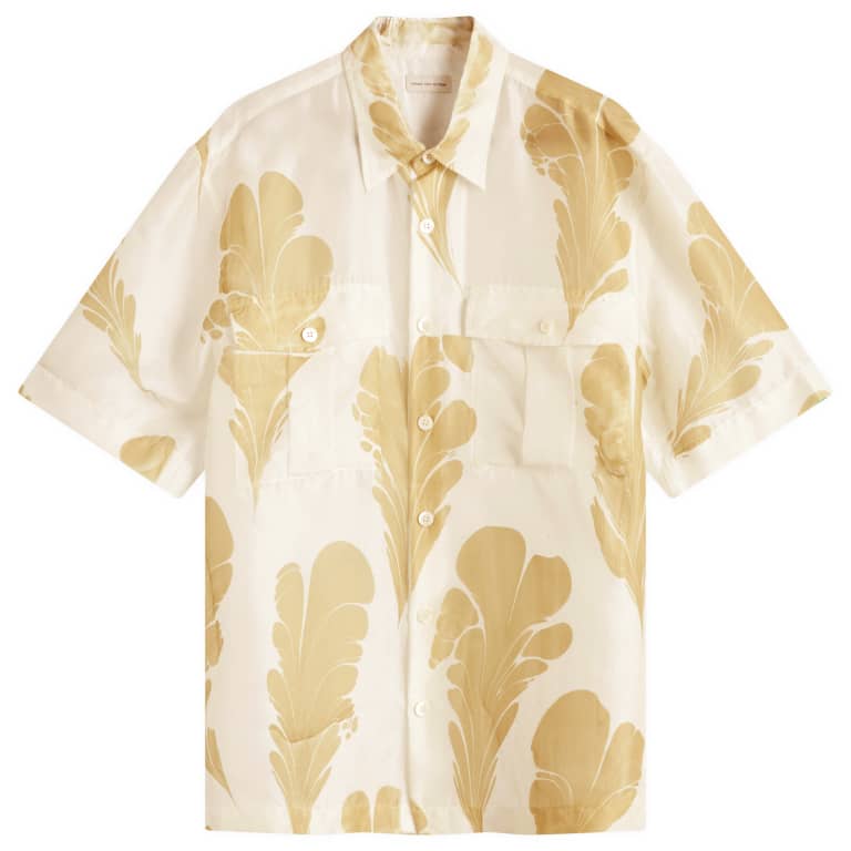 Dries Van Noten Cass Japanese Print Vacation Shirt 177590₽