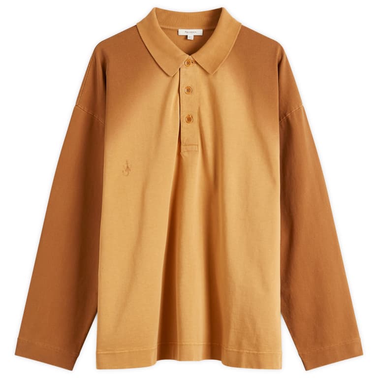Регбийное поло JW Anderson с длинным рукавом