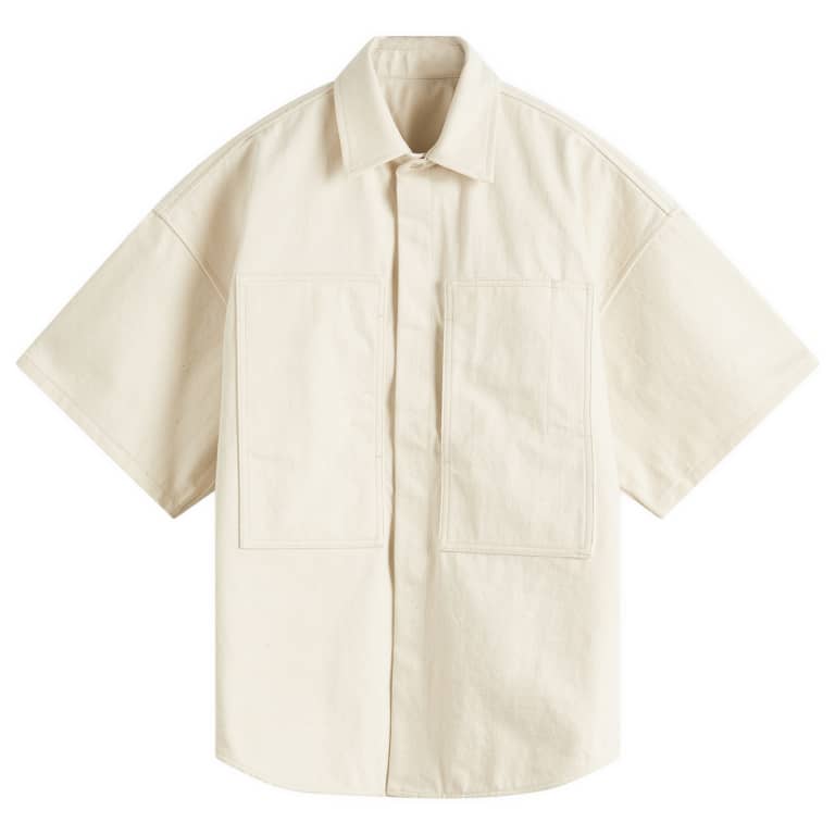 Jil Sander Oversized Denim Short Sleeve Shirt 199690₽