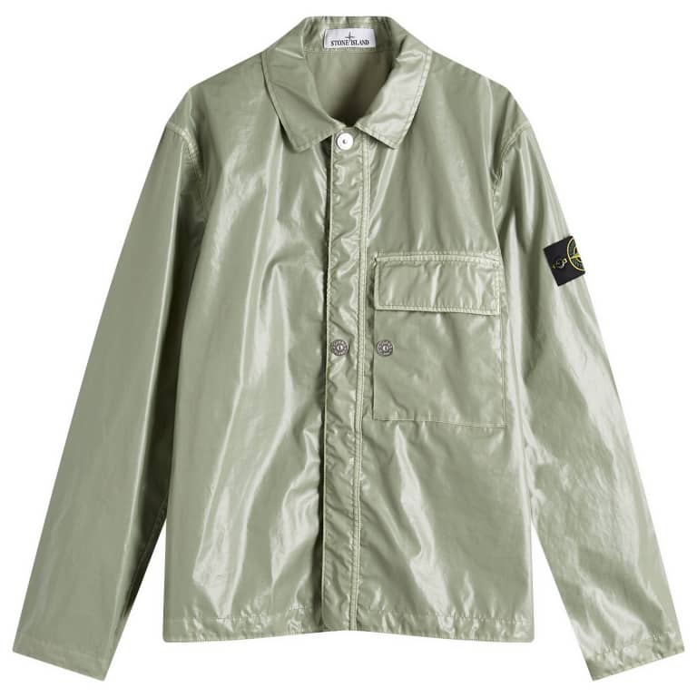 Stone Island Mussola Gommata-TC Shirt Jacket 120890₽