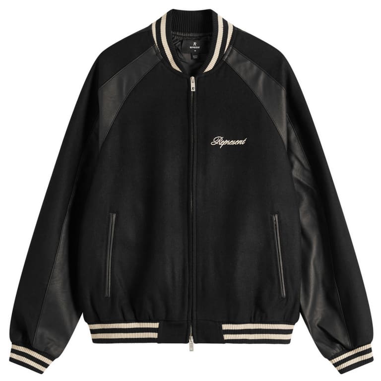 Represent Raglan Varsity Jacket