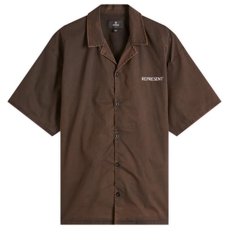 Represent Script Camp Collar Shirt 26590₽