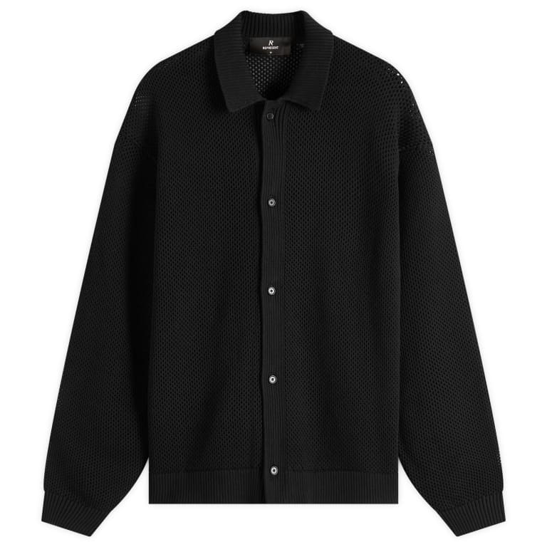 Represent Long Sleeve Mesh Knit Shirt 24690₽