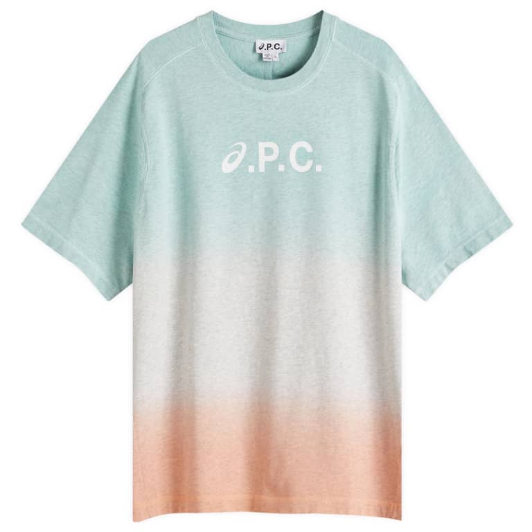 APC x Asics Wind Logo Dip Dye T-Shirt 27590₽